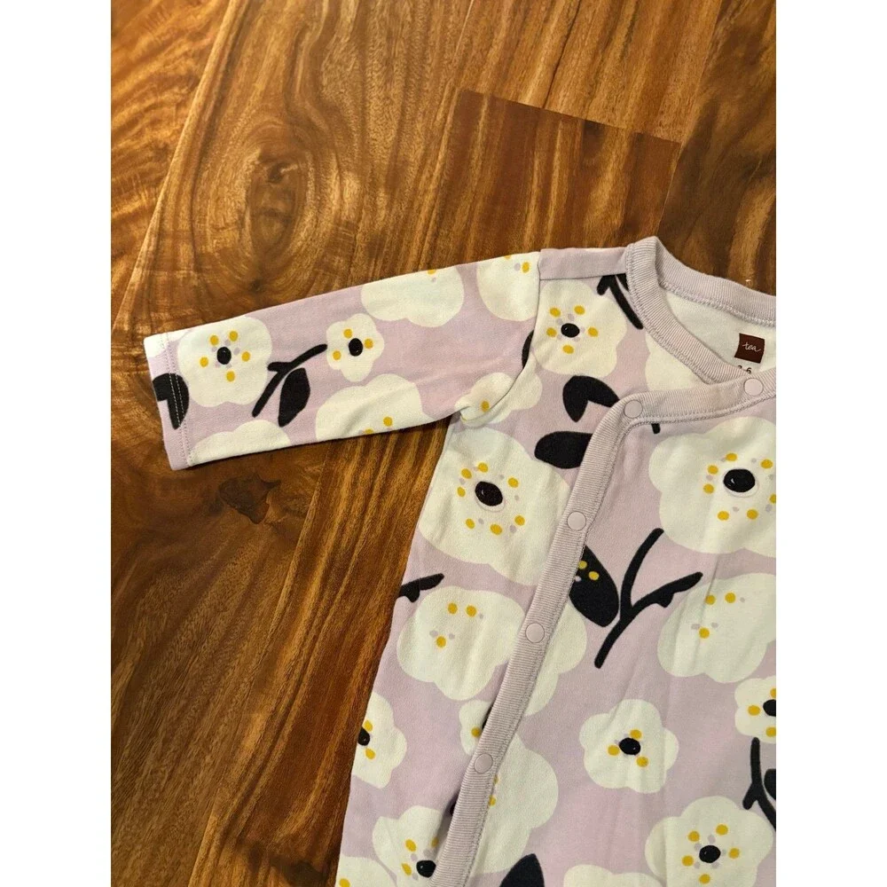 Tea Collection Snap Sleeper, size 3-6 months